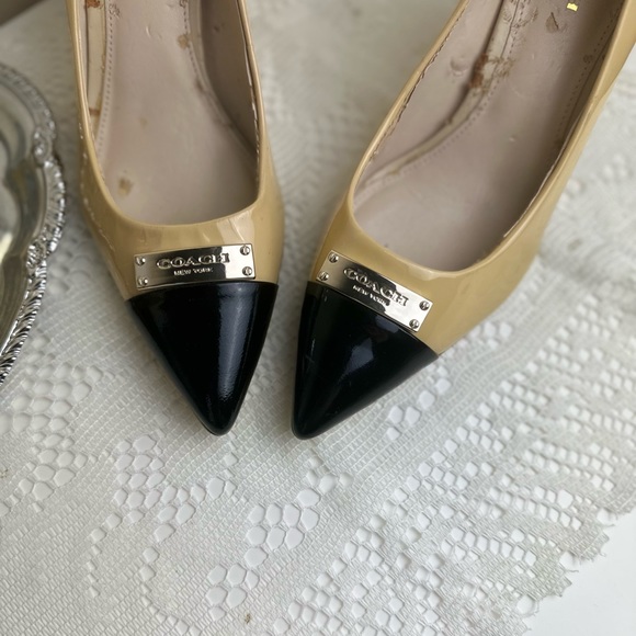 Coach Patent Leather Heels - Picture 2 of 5